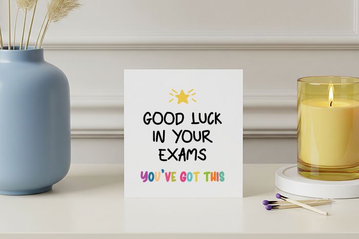 Success Cards for Exams