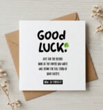 Good Luck Exam Success Greeting Card