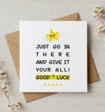 Give it your all Exam Success Greeting Card