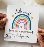 A-little-card-to-say-a-Big-Thank-you-Greeting-Card