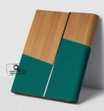 Custom Branded B5 Bamboo Flap Notebook