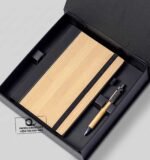 Custom Branded 2 in 1 Bamboo Notebook Giftsets