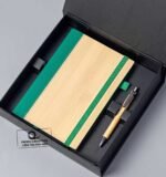Custom Branded 2 in 1 Bamboo Notebook Giftsets - Image 2