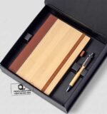 Custom Branded 2 in 1 Bamboo Notebook Giftsets - Image 3