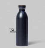 Custom Branded Bamboo Lid Aluminium Water Bottle