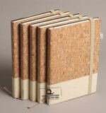 Custom Branded Cork and Fabric Notebook