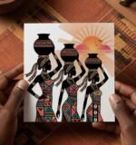 Custom-Swahili-Traditional-ladies-Art-Greeting-Card-Pikseli-Creatives