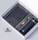 Custom Branded 4 in 1 Diamond Flask Gift Green 002 - Image 3