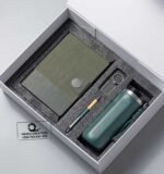 Custom Branded 4 in 1 Diamond Flask Gift Green 002