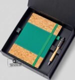Custom Branded 2 in 1 Double Cork Notebook Giftset