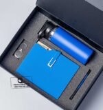 Custom Branded 4 in 1 Dual Flask Gift Set Grey - Image 3
