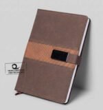 Custom Branded Executive A5 Silver Buckle Notebook