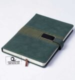 Custom Branded Executive A5 Silver Buckle Notebook - Image 5