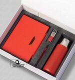 Custom Branded 4 in 1 Gold Strip Gift Set Red