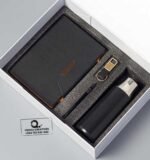 Custom Branded 4 in 1 Gold Strip Gift Set Red - Image 3