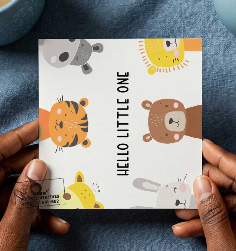 Hello-Little-One-Greeting-Card Hello-Little-One-Greeting-Card - Image 1