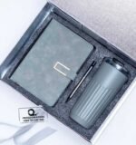 Custom Branded 3 in 1 Magnetic Buckle Gift Set Blue - Image 3