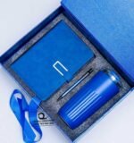 Custom Branded 3 in 1 Magnetic Buckle Gift Set Blue