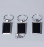 Custom Branded Metal Black Keyring - Image 2