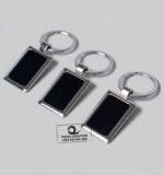 Custom Branded Metal Black Keyring