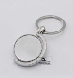 Custom Branded Rotating Half Circle Metal Keyring