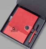 Custom Branded 2 in 1 Round Buckle Pen Giftset - Image 2