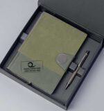 Custom Branded 2 in 1 Round Buckle Pen Giftset - Image 3