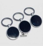Custom Branded Round Classy Motif Key Ring - Image 2