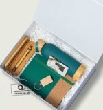 Custom Branded 4 in 1 Woodbase and Top Gift Set Green