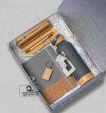 Custom Branded 4 in 1 Woodbase and Top Gift Set Green - Image 2