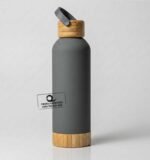 Custom Branded Wooden Base Eco Flasks - Image 3