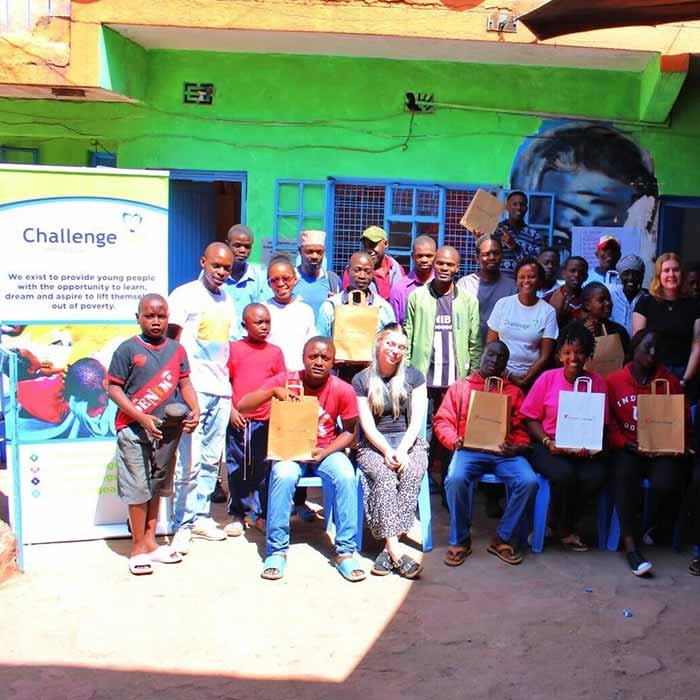 A photo of the chess sets delivered to simwood school of hope in Mathare Challenge Aid.