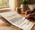 Close-up-of-a-hand-writing-a-Swahili-birthday-message-Heri-ya-Kuzaliwa-to-Mama---Pikseli-Creatives